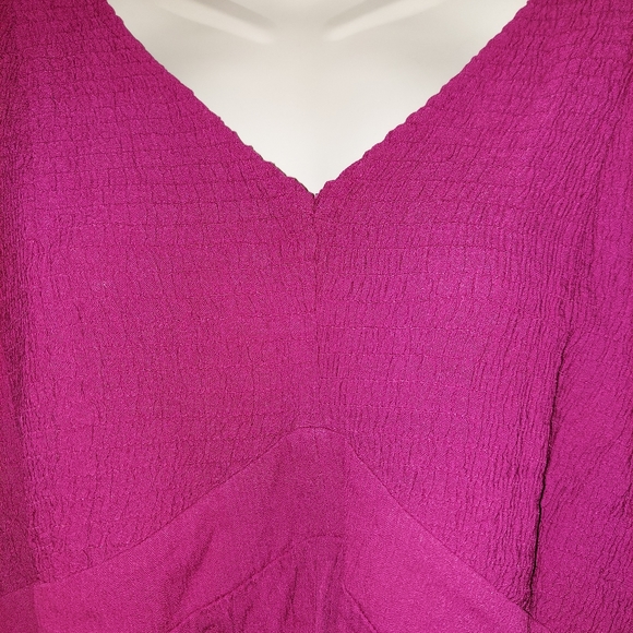 Torrid Burgundy Purple Babydoll Top- New with Tags - Picture 4 of 10